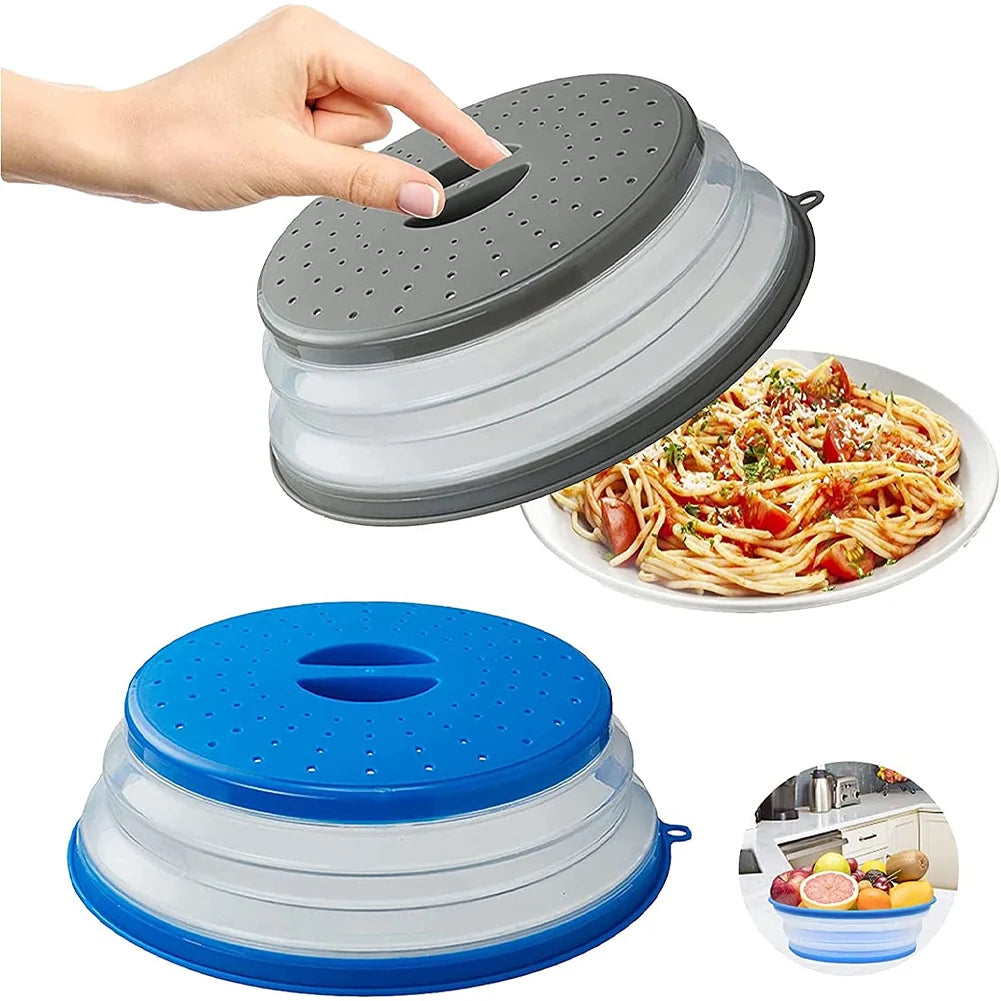 Versatile Silicone Microwave Lid for Mess-Free Cooking