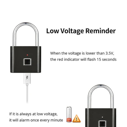 Smart Fingerprint Lock with Theft-Resistant Design for Any Setting
