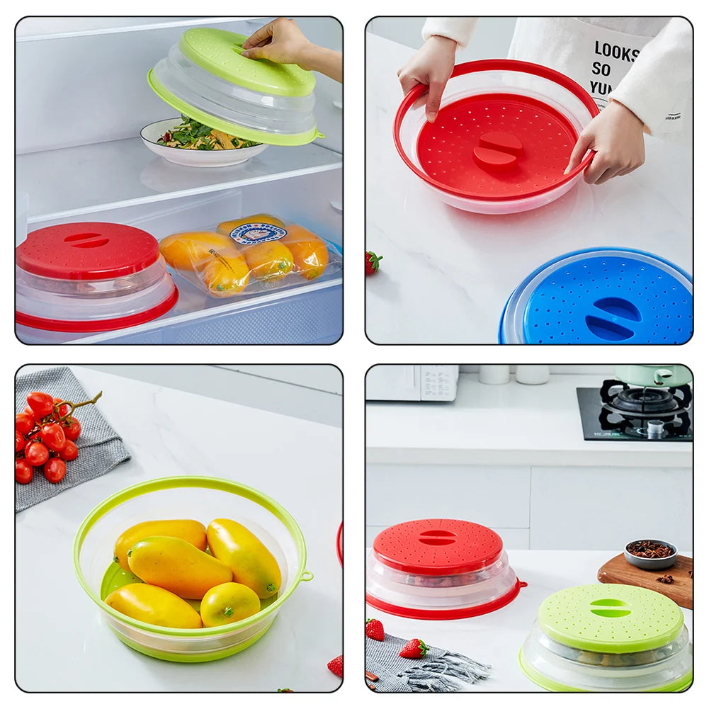 Versatile Silicone Microwave Lid for Mess-Free Cooking