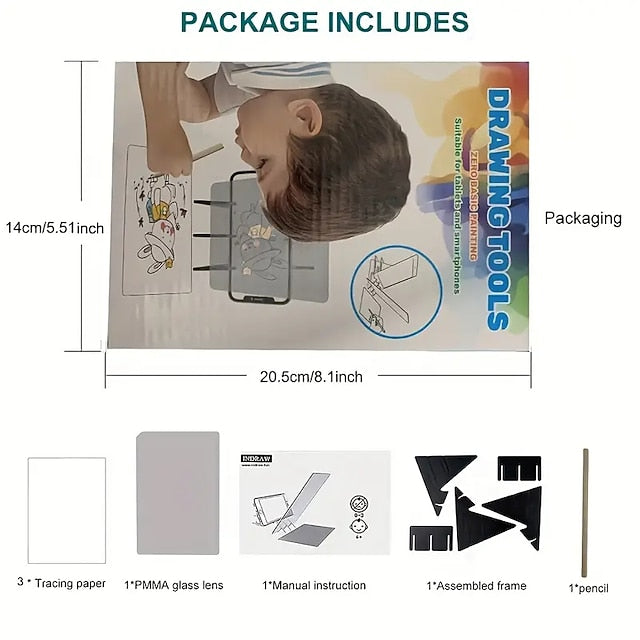 Portable Image Projection Board for Artists and Beginners