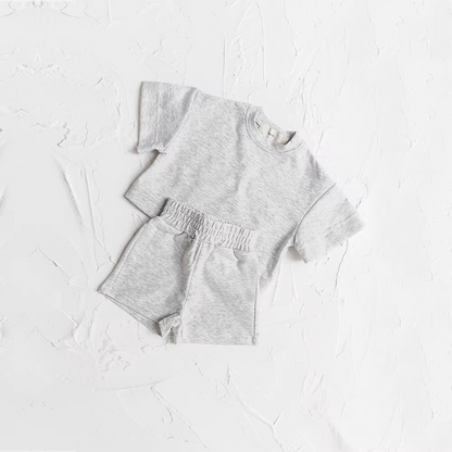 Summer Ready Kids' Outfit: T-Shirt & Shorts Duo