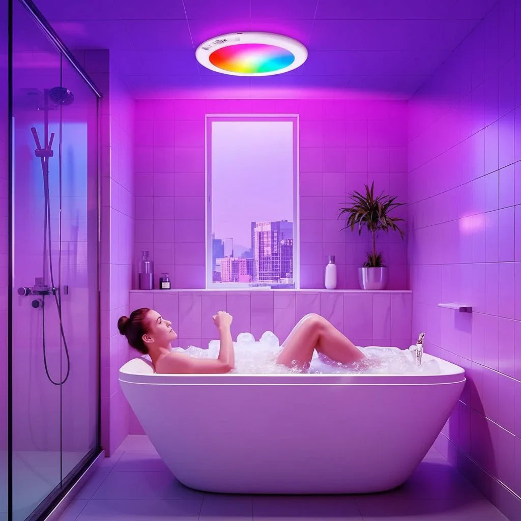 Wireless Motion-Activated LED Ceiling Light for Any Space