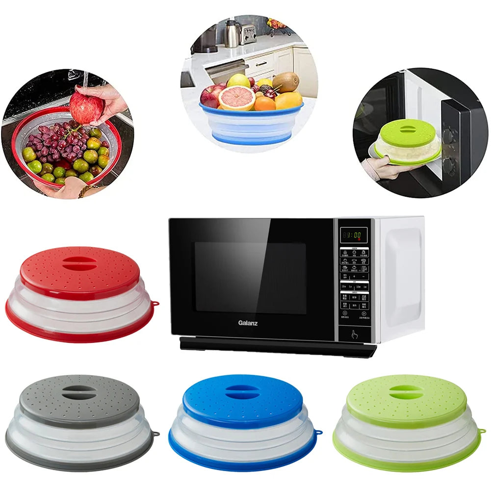 Versatile Silicone Microwave Lid for Mess-Free Cooking