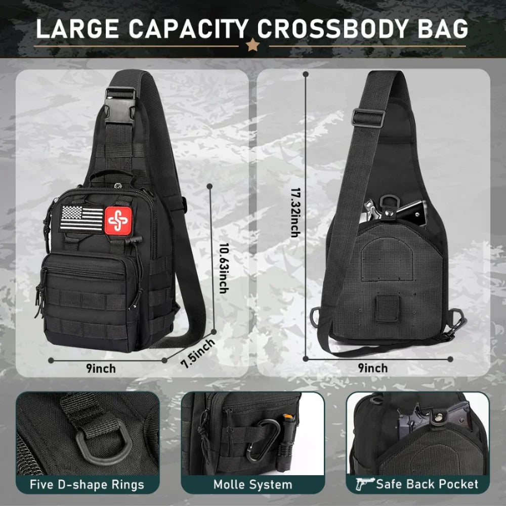 Comprehensive 262-Piece Survival Kit with First Aid and Gear Bag