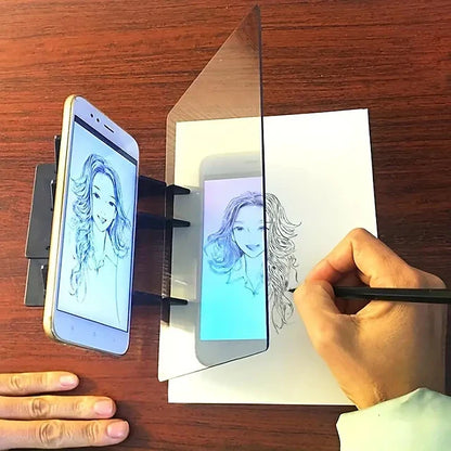 Portable Image Projection Board for Artists and Beginners