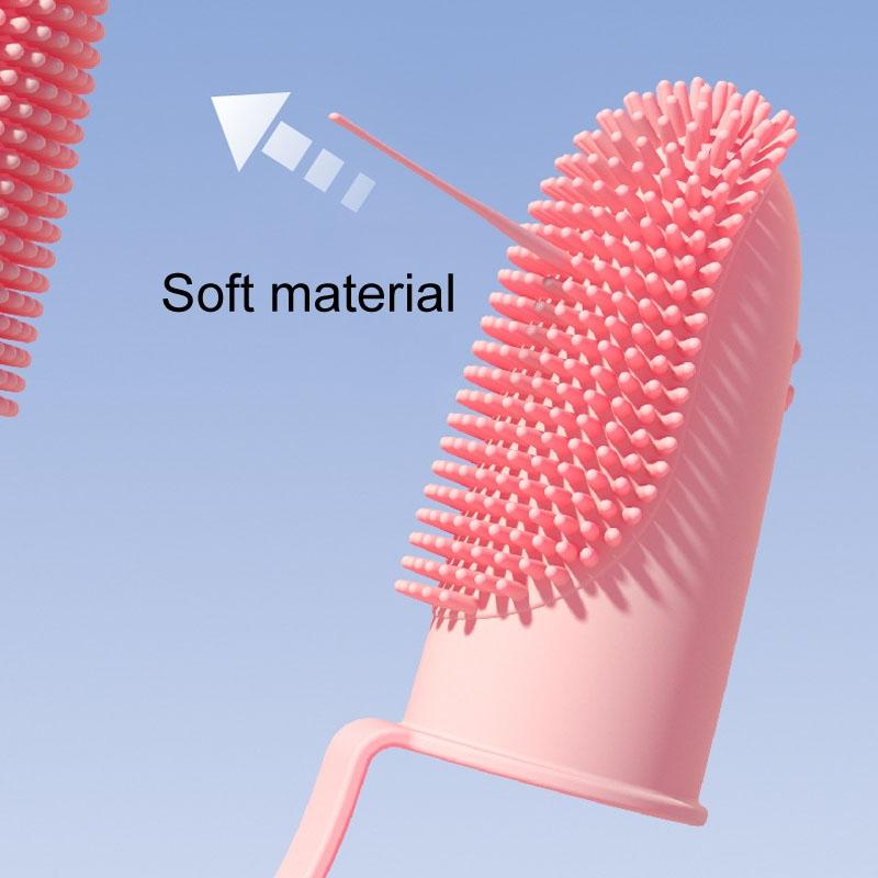 Pet Grooming Finger Brush Set for Dogs and Cats - 2-Pack