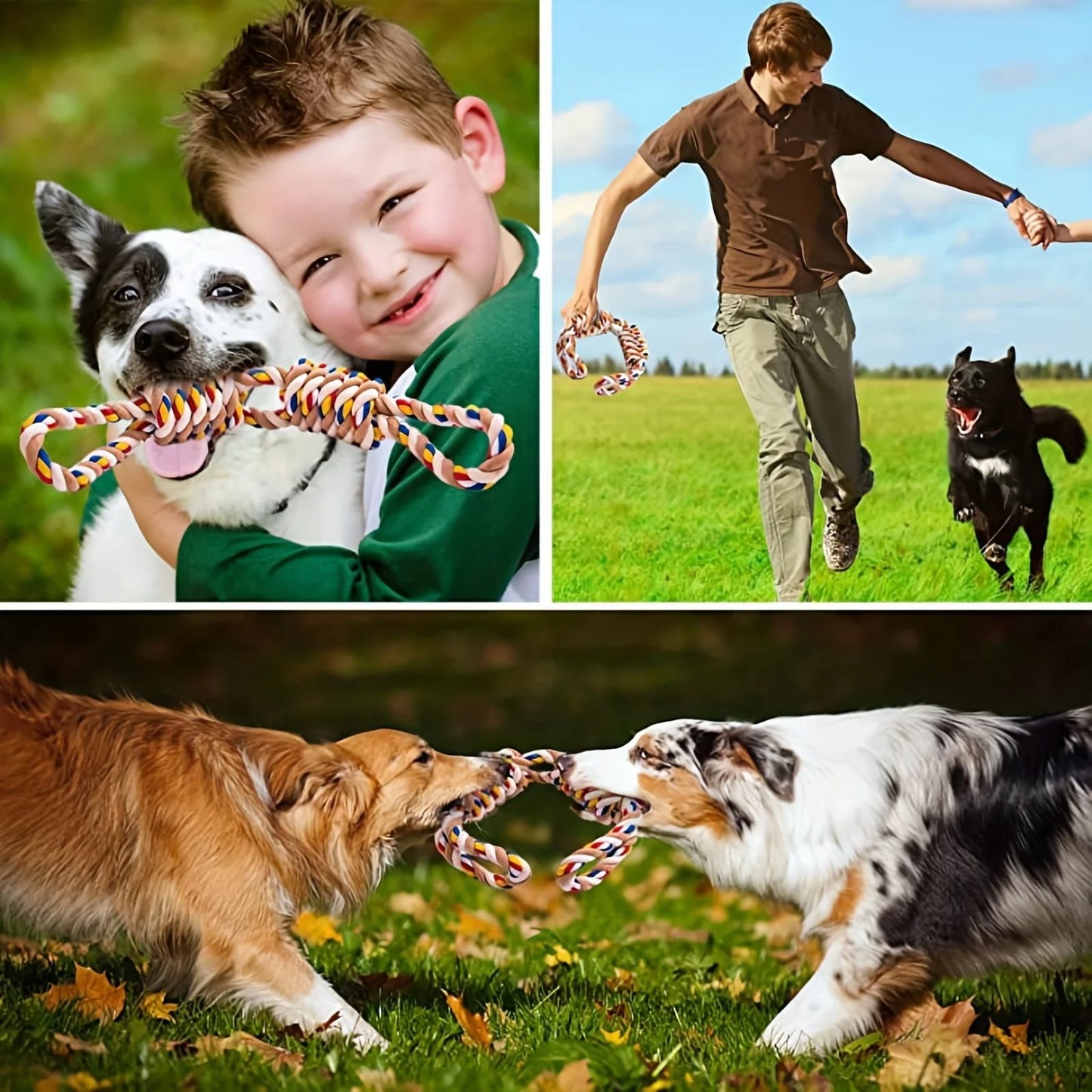 Durable Cotton Tug & Chew Toy for Active Dogs