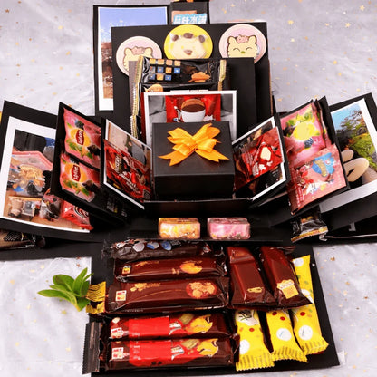 Customizable Memory Explosion Box Kit for Meaningful Gifting
