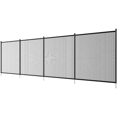 Secure Pool Barrier with Durable Mesh and Corrosion-Free Posts, 4ft Height