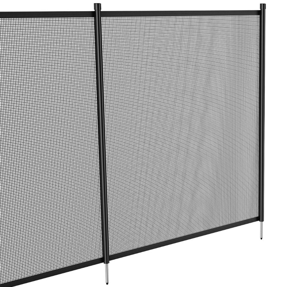 Secure Pool Barrier with Durable Mesh and Corrosion-Free Posts, 4ft Height