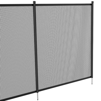 Secure Pool Barrier with Durable Mesh and Corrosion-Free Posts, 4ft Height