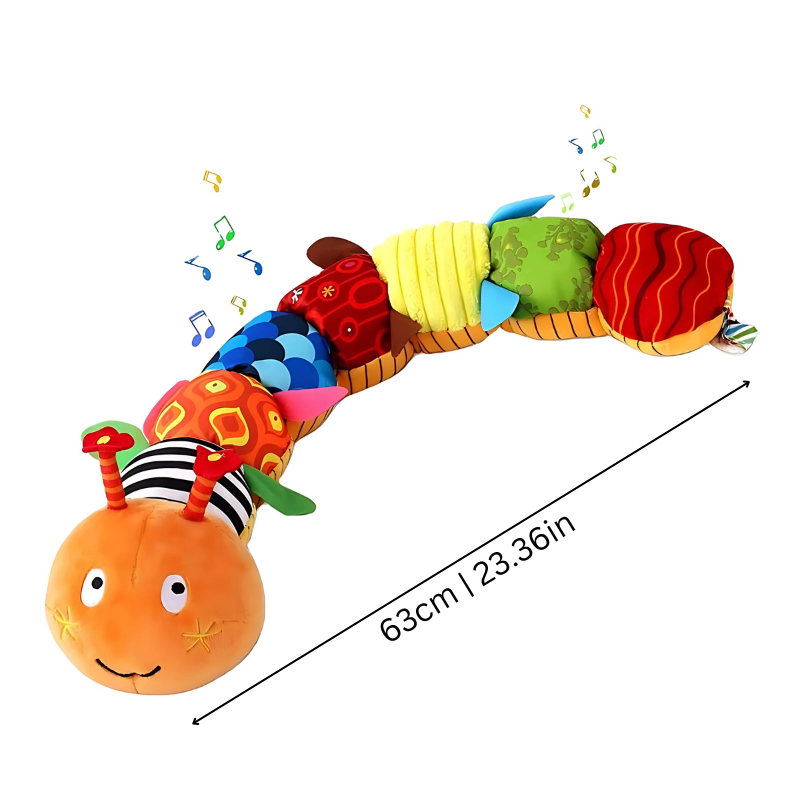 Interactive Sound Caterpillar Toy for Sensory Playtime Fun