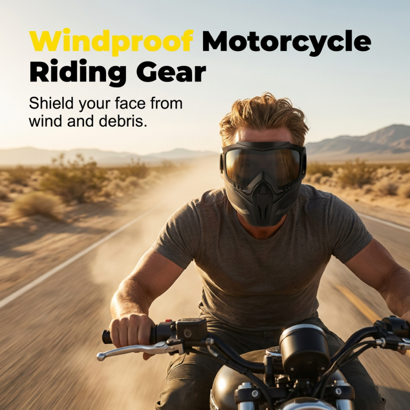 All-Around Protective Face Shield with Removable Goggles