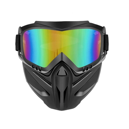 All-Around Protective Face Shield with Removable Goggles