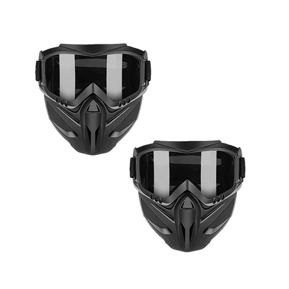 All-Around Protective Face Shield with Removable Goggles