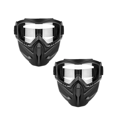 All-Around Protective Face Shield with Removable Goggles
