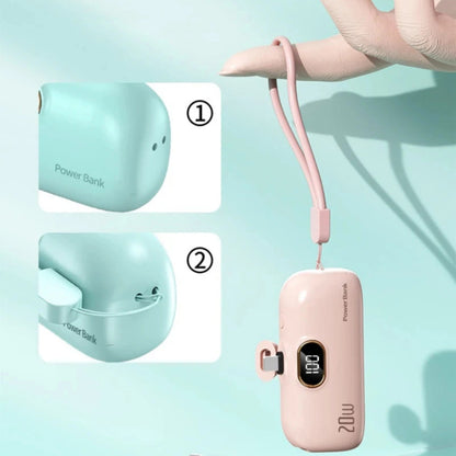 High-Capacity Portable Charger with LED Indicator and Rapid Charge