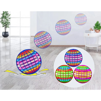 Handheld Flying Disc with LED Lights and Boomerang Flight