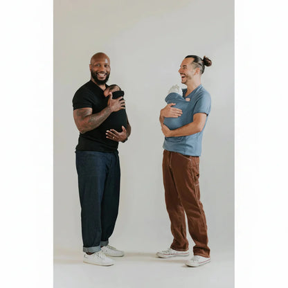 Comfortable Babywearing Tee with Secure Pouch for Newborns