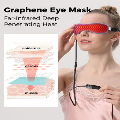 Relaxing Heated Eye Mask with Customizable Warmth Settings