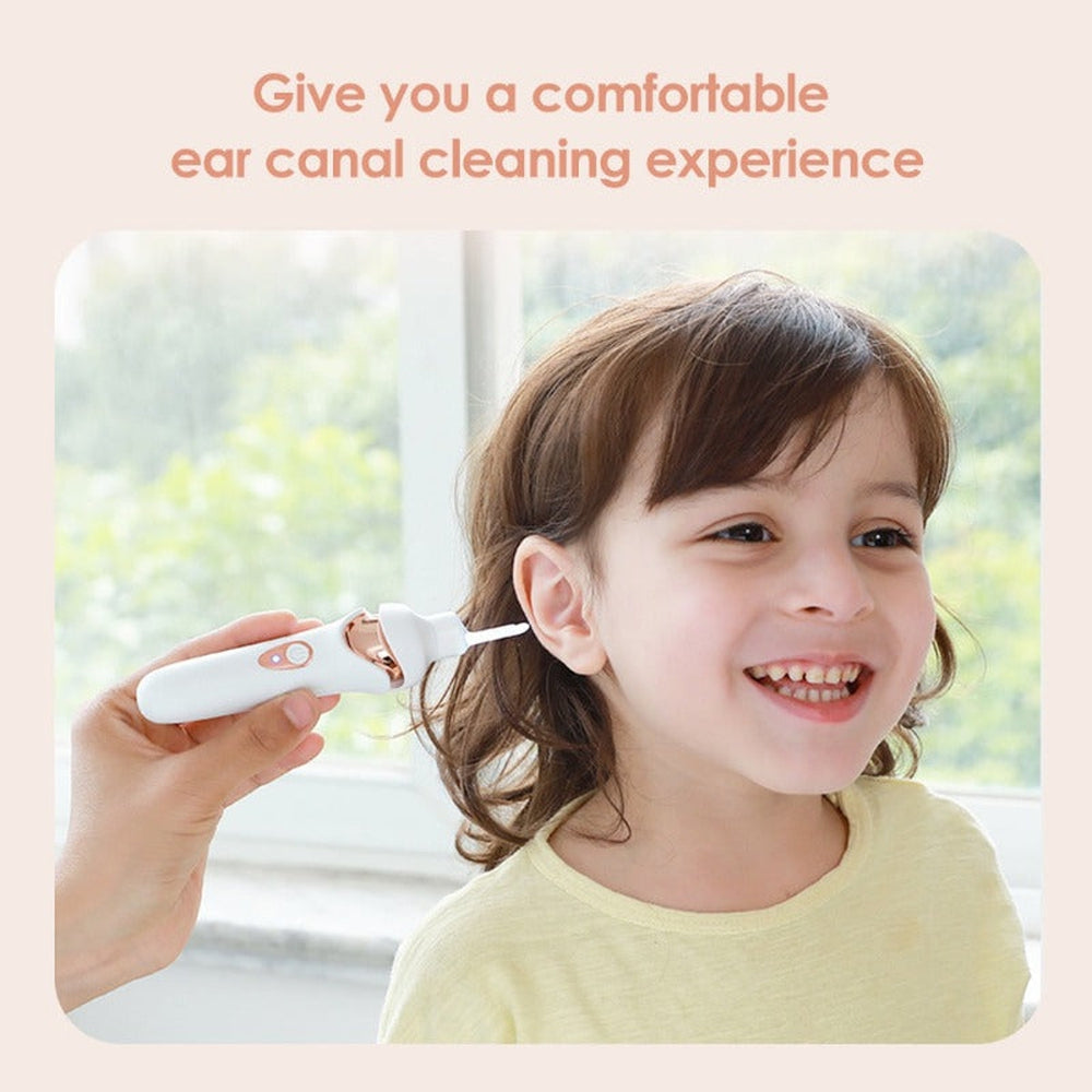 Rechargeable Ear Cleaner with LED Light and Soft Tips